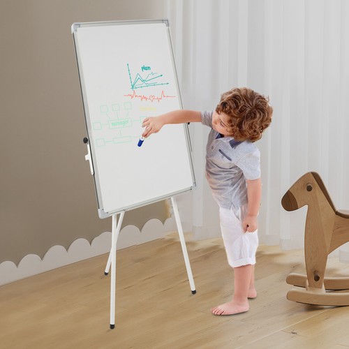 Weißes whiteboard mit stativ - weißes,
