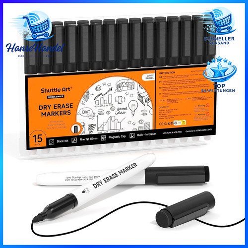Whiteboard marker schwarz - marker,
